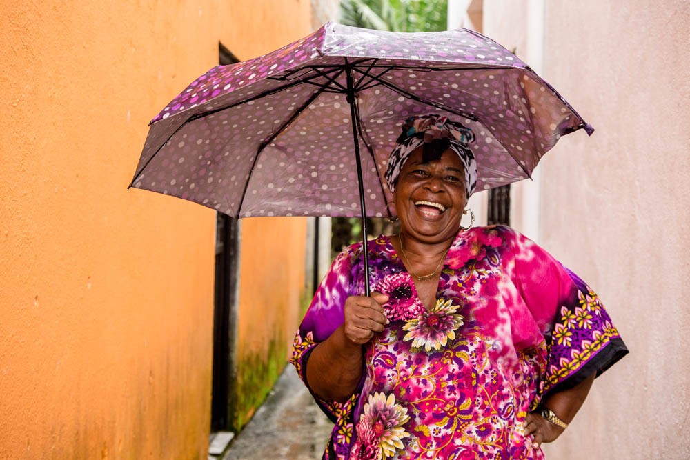 María Lourdes Cortés, mujer de la comunidad, Tumaco (Nariño).