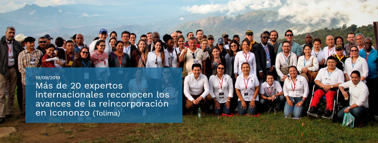 Más de 20 expertos internacionales reconocen los avances de la reincorporación en Icononzo (Tolima)